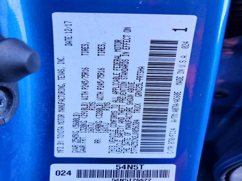 2018 Toyota Tacoma SR5 V6