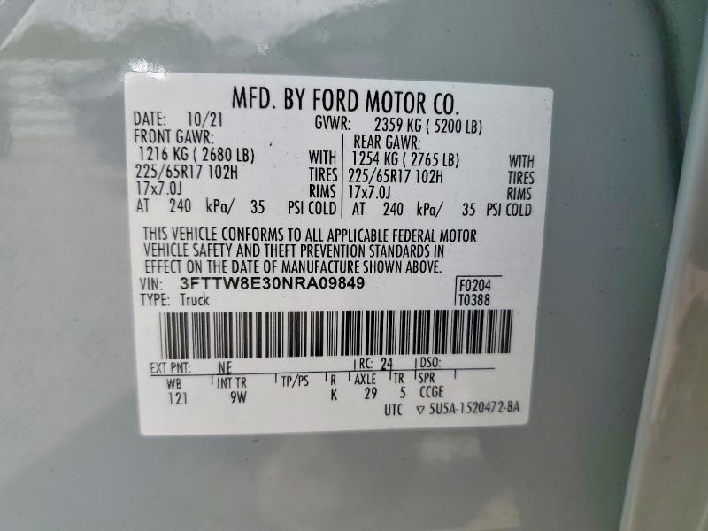 2022 Ford Maverick XL