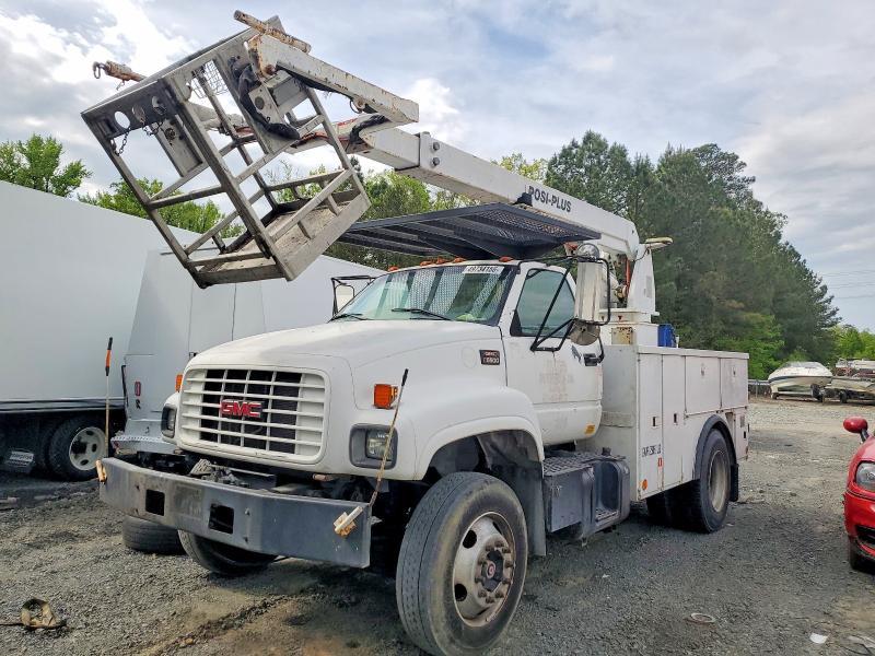2000 GMC C7 Cable Placer Bucket Truck