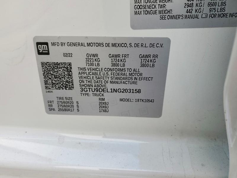 2022 GMC Sierra Limited K1500 SLT