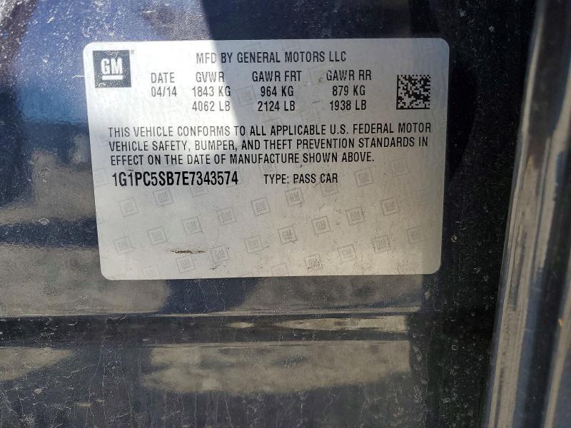 2014 Chevrolet Cruze lt