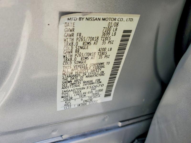 2008 Nissan Titan XE