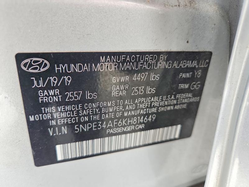 2019 Hyundai Sonata sel