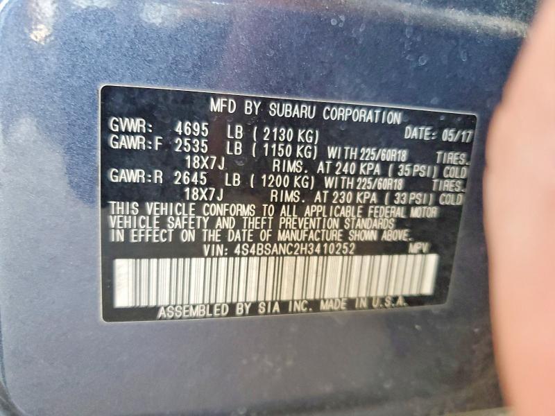 2017 Subaru Outback 2.5i Limited