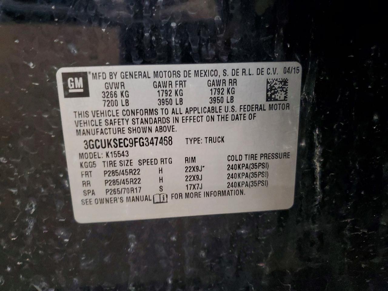 2015 Chevrolet Silverado K1500 LTZ