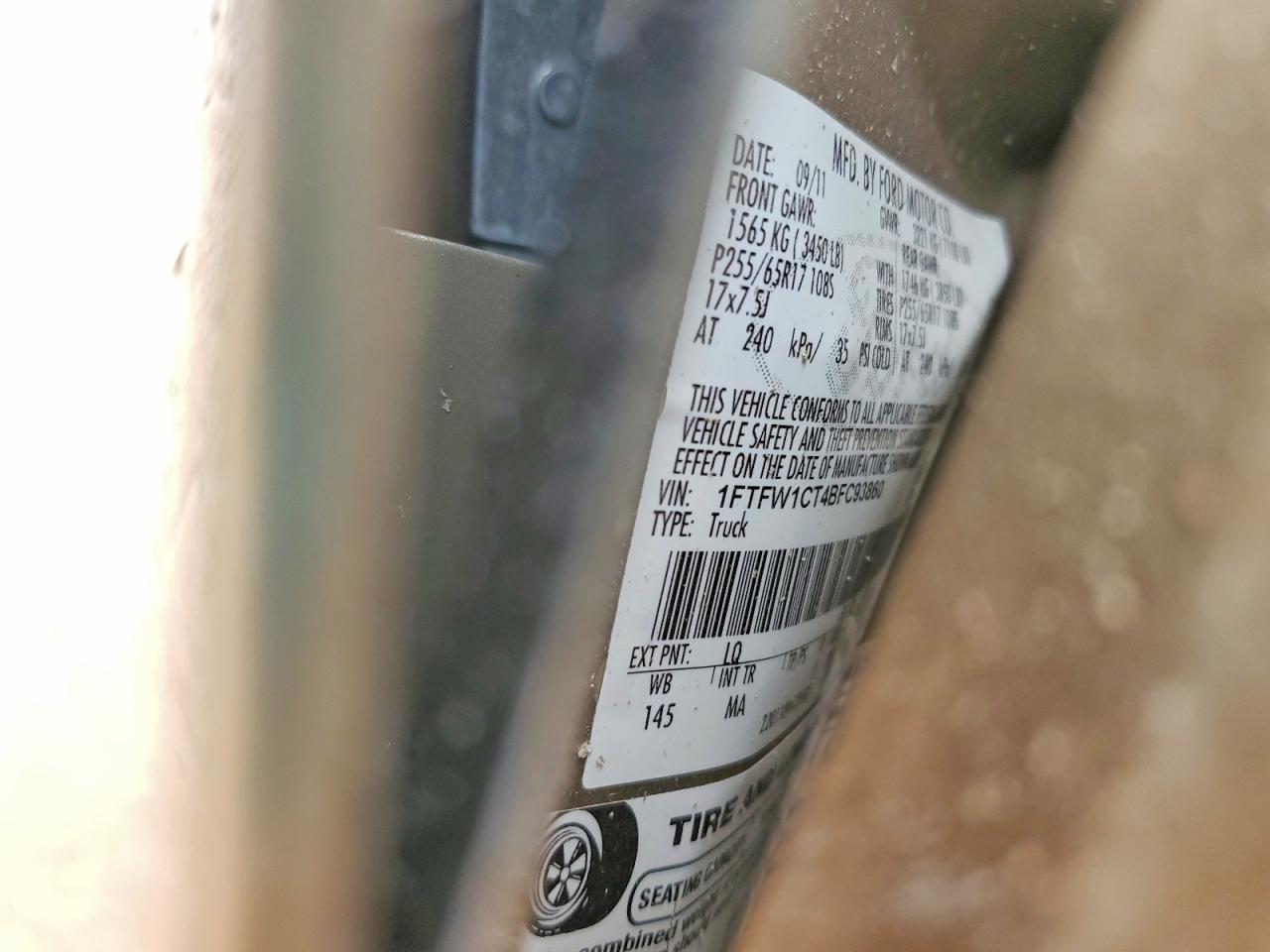 2011 Ford F150 Supercrew