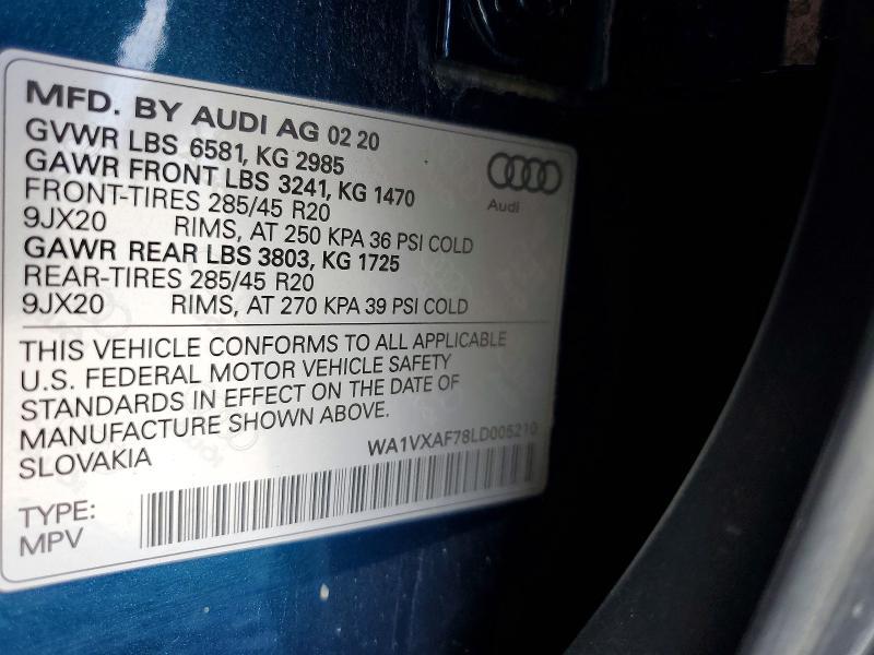 2020 Audi Q7 Prestige