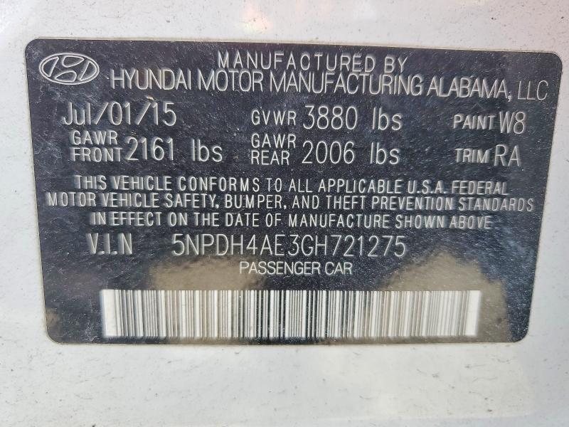 2016 Hyundai Elantra se
