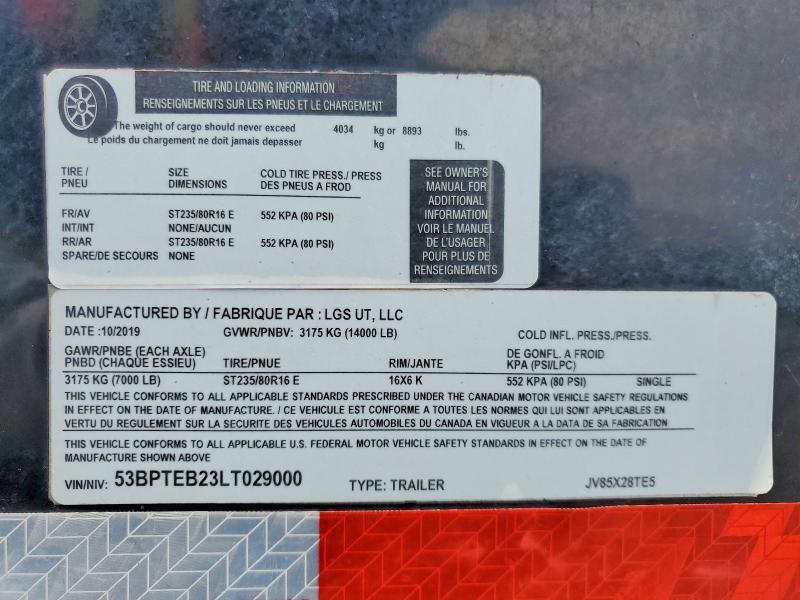 2020 Pace American 2020 LGS UT JV85X28TES Enclosed Cargo Trailer
