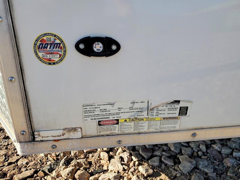 2017 Stealth STSE716TA2 Enclosed Cargo Trailer