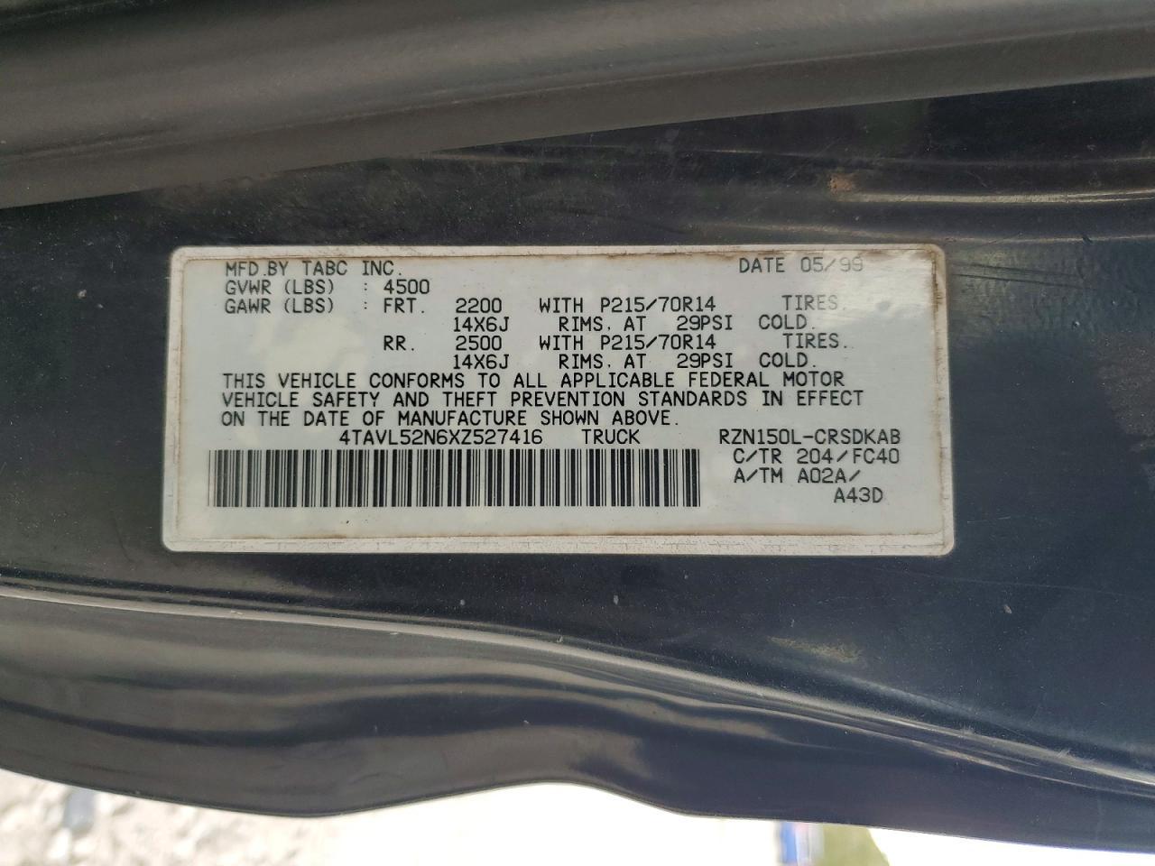 1999 Toyota Tacoma Base