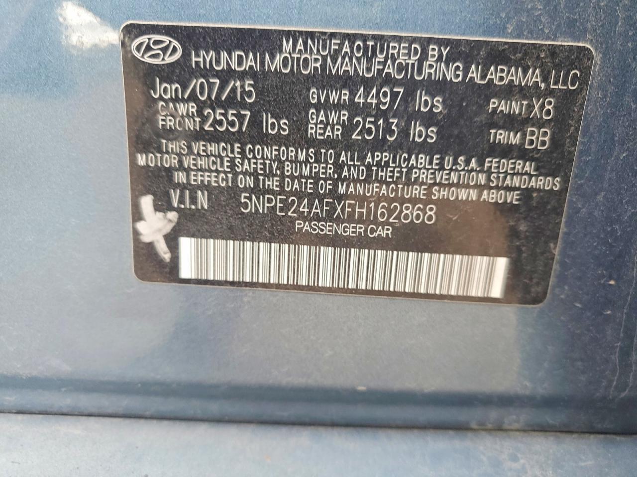 2015 Hyundai Sonata se