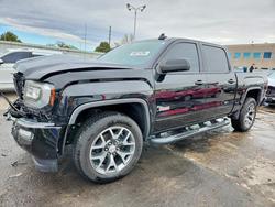 Salvage trucks for sale at Littleton, CO auction: 2017 GMC Sierra K1500 SLT