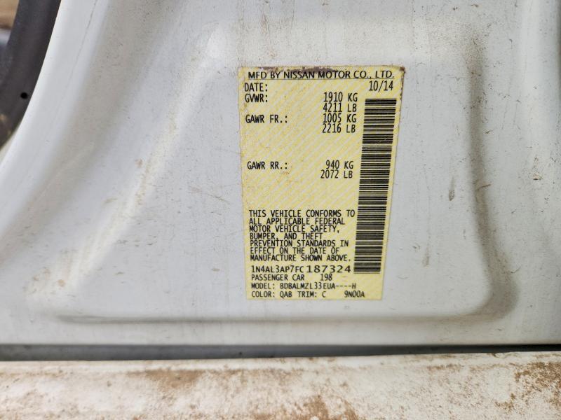 2015 Nissan Altima 2.5 sv