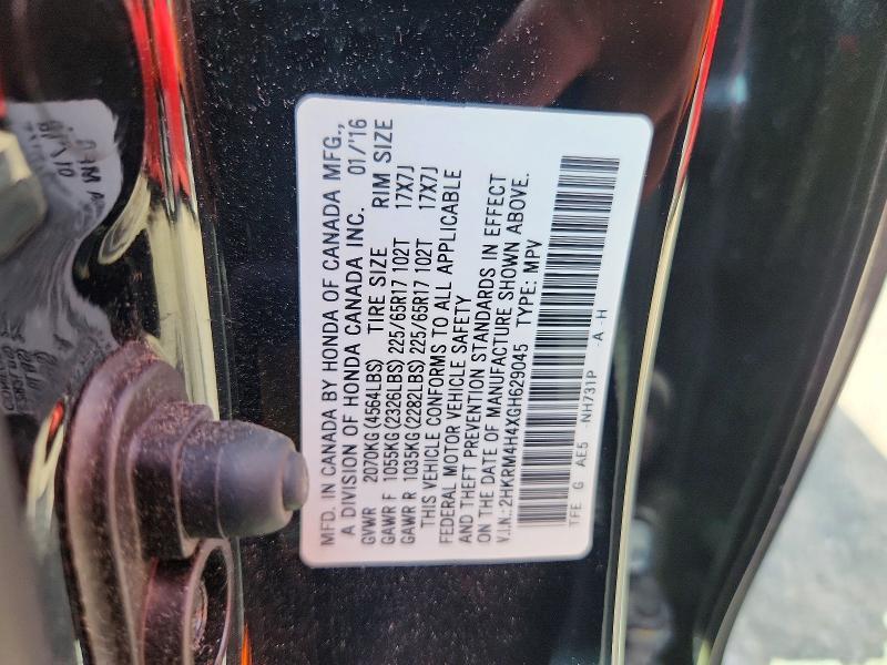 2016 Honda Cr-v se