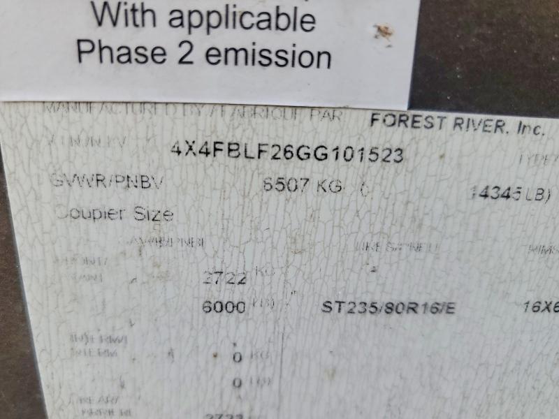 2016 Foresriver 2016 Forest River Blue Ridge Camper