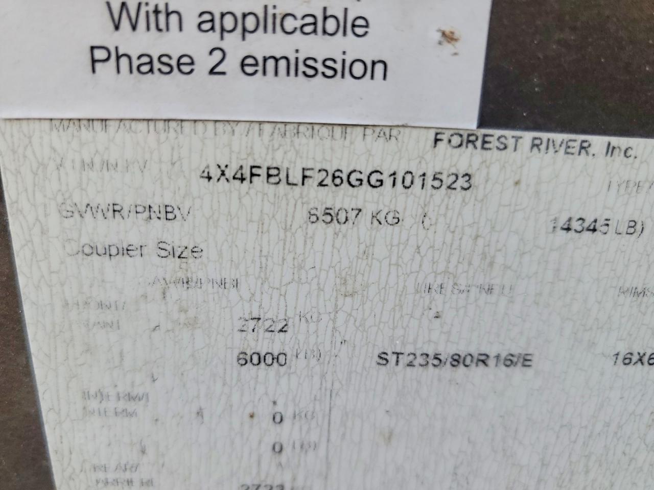 2016 Foresriver 2016 Forest River Blue Ridge Camper