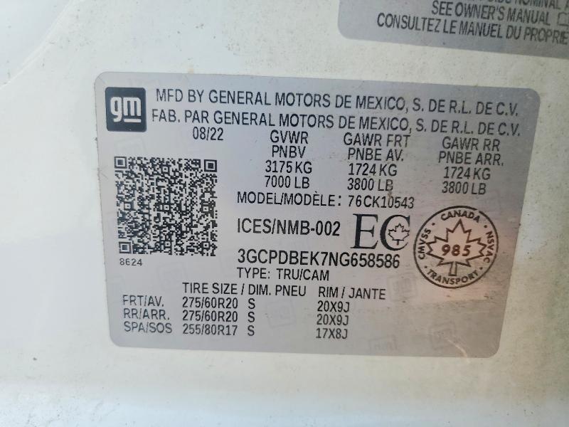 2022 Chevrolet Silverado K1500 Custom