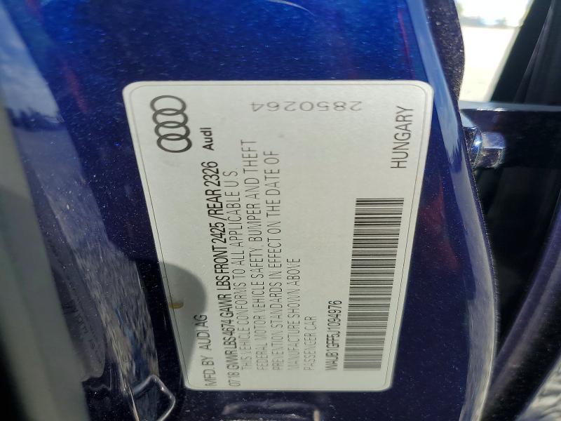 2018 Audi S3 Premium Plus Tech Premium