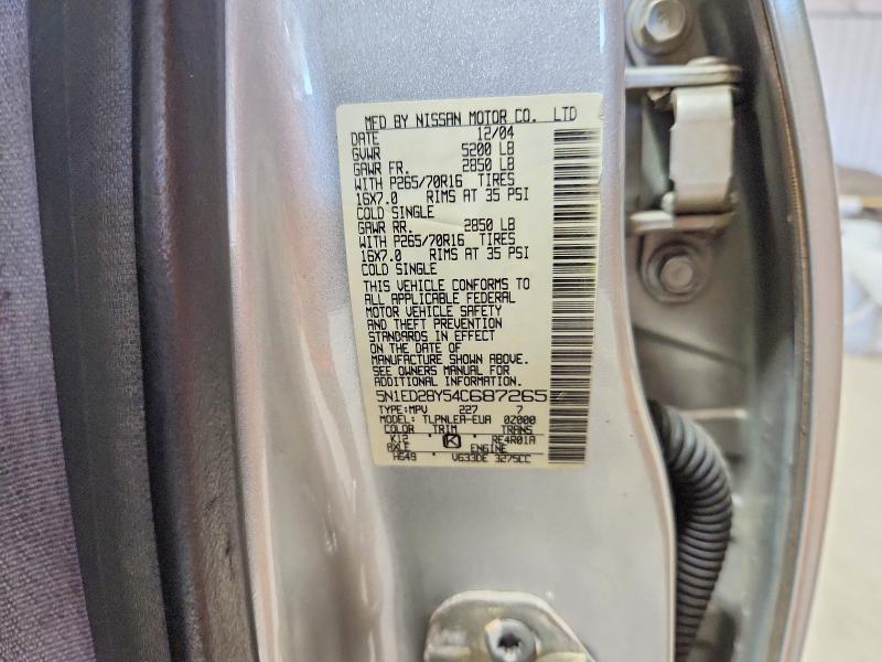 2004 Nissan Xterra xe