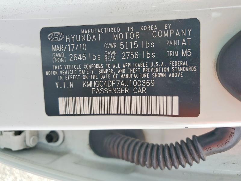 2010 Hyundai Genesis 4.6l