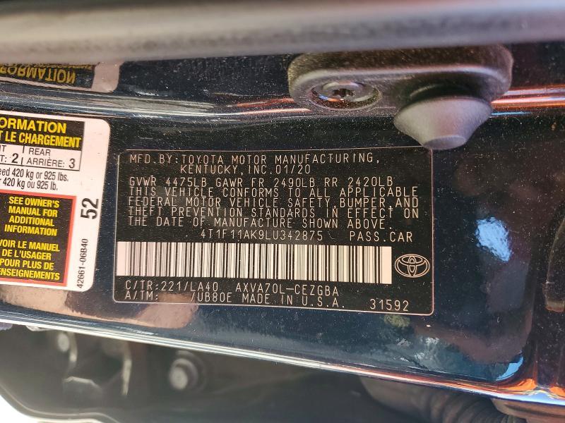 2020 Toyota Camry xle