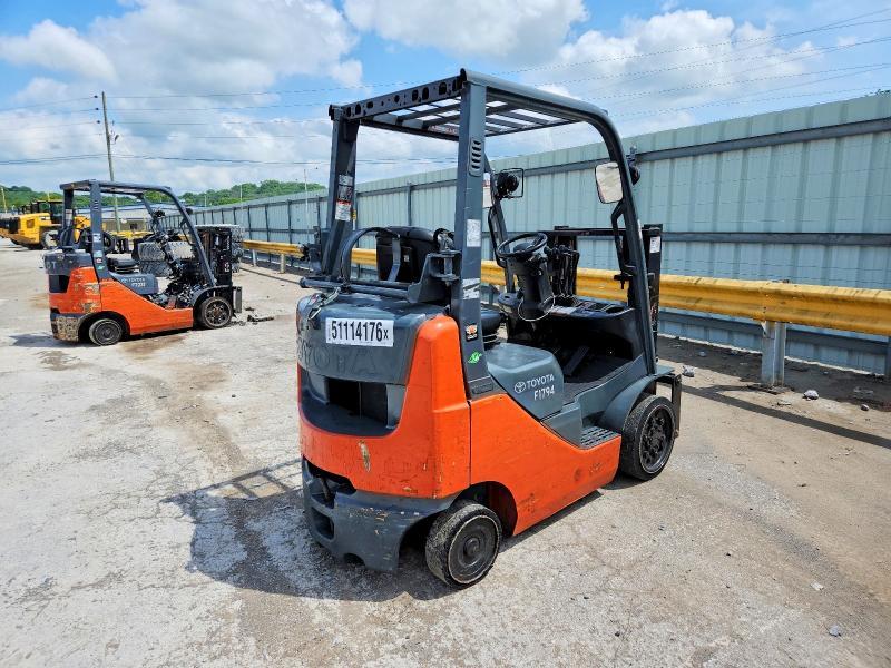 2016 Toyota 8FGCU20 Forklift