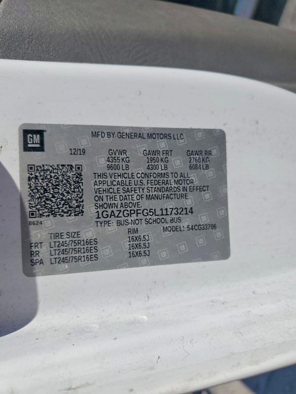 2020 Chevrolet Express G3500 LT