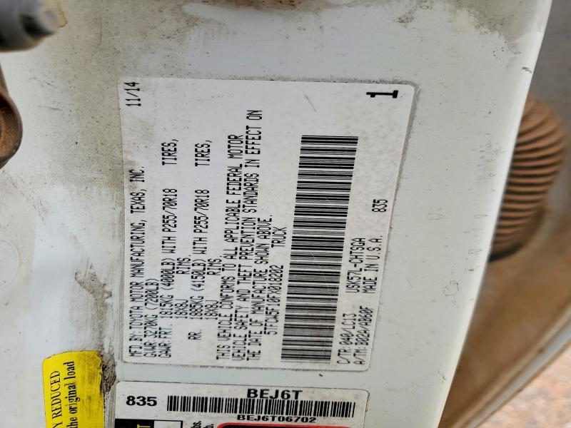 2015 Toyota Tundra Utility / Service Truck