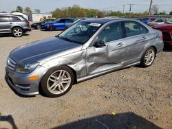 Mercedes-Benz C-class salvage cars for sale: 2012 Mercedes-Benz C 300 4matic