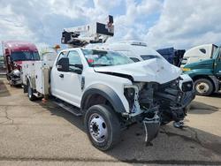 Salvage trucks for sale at Moraine, OH auction: 2019 Ford F550 Super Duty Bucket Truck