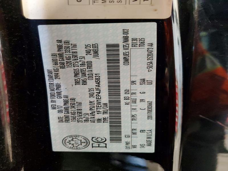 2018 Ford F150 Supercrew