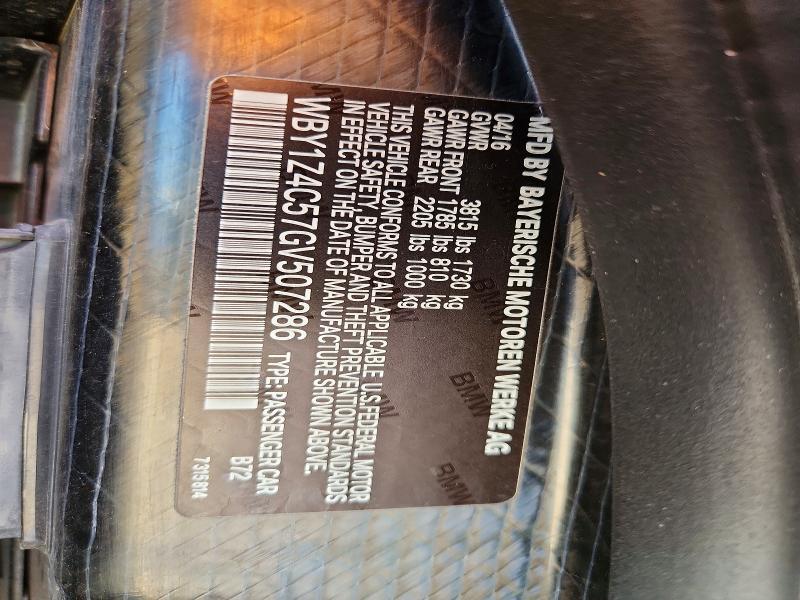 2016 BMW I3 rex