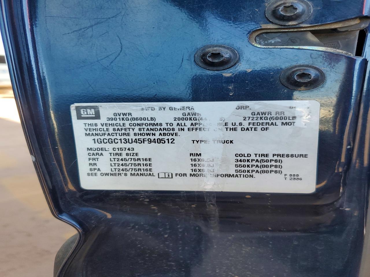 2005 Chevrolet Silverado C1500 Heavy Duty