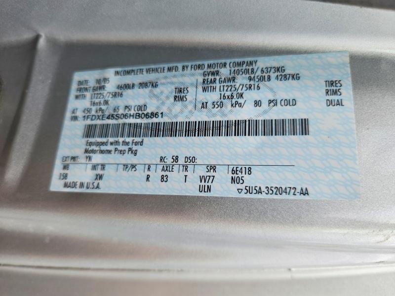 2006 Winnebago 2006 Ford E450 RV