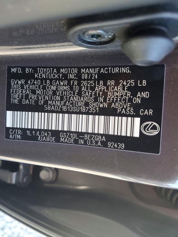 2025 Lexus Es 350 Base