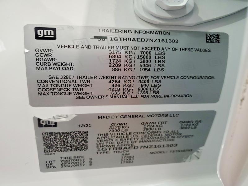 2022 GMC Sierra Limited K1500