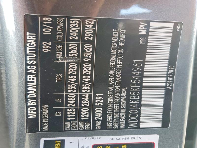 2019 Mercedes-Benz Glc Coupe 300 4matic