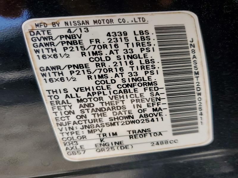 2013 Nissan Rogue s