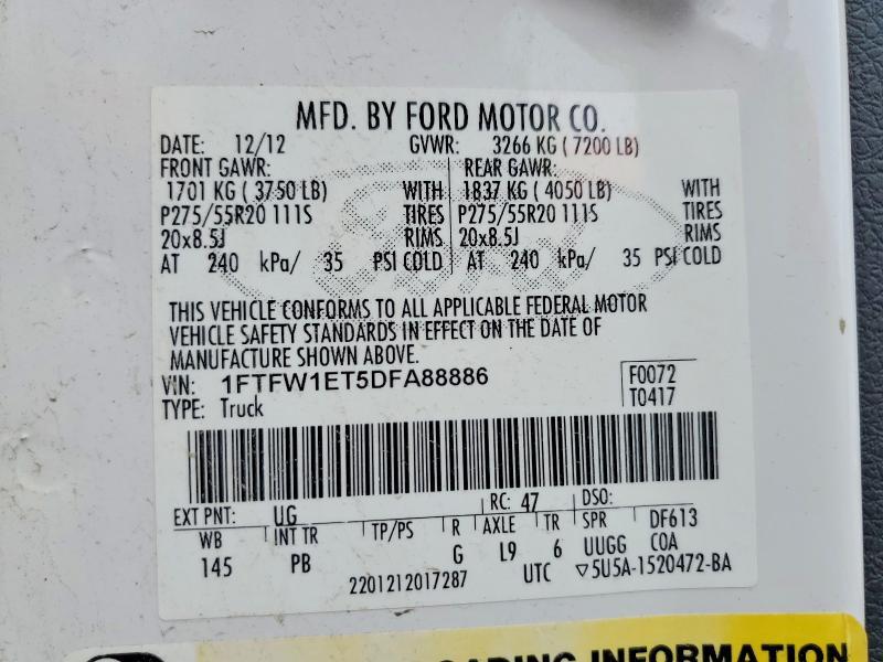 2013 Ford F150 Supercrew