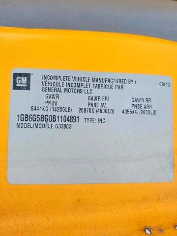 2011 Chev Express Cutaway G4500