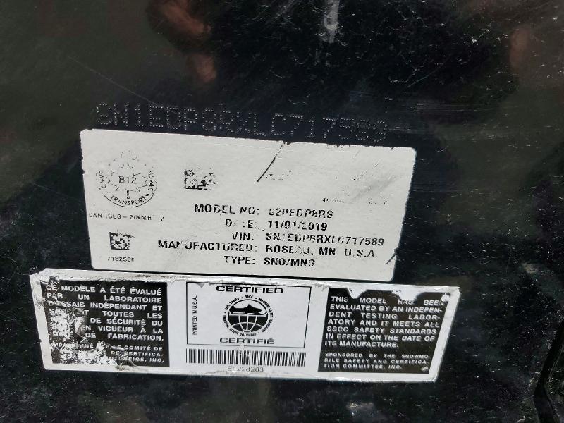 2020 Other Indy 850 XC