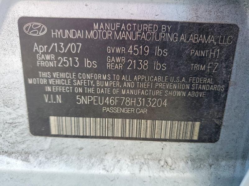 2008 Hyundai Sonata se V6