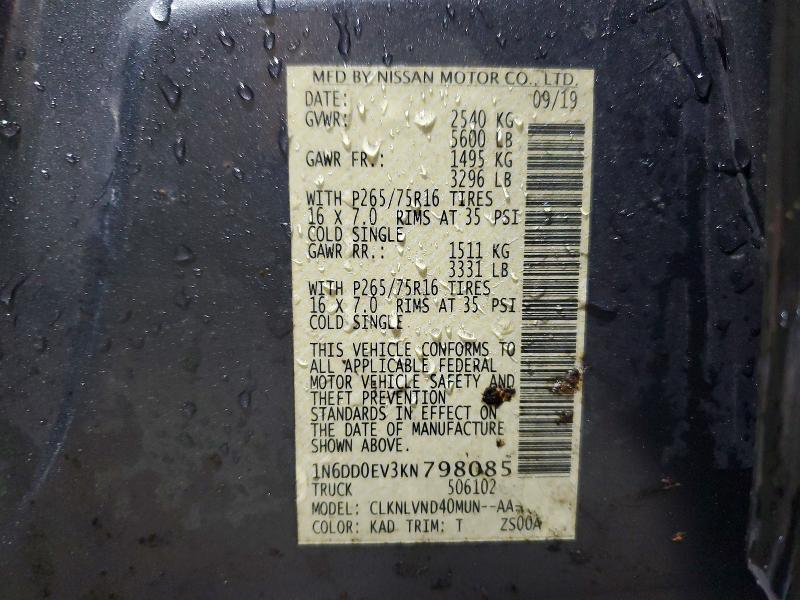 2019 Nissan Frontier Pro-4x