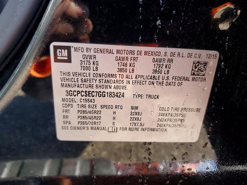 2016 Chevrolet Silverado C1500 ltz