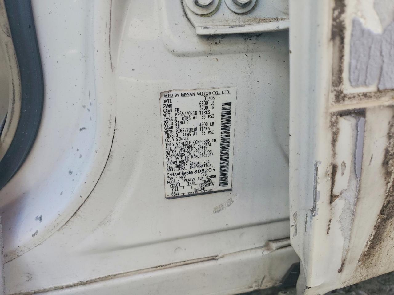 2006 Infiniti Qx56 Base