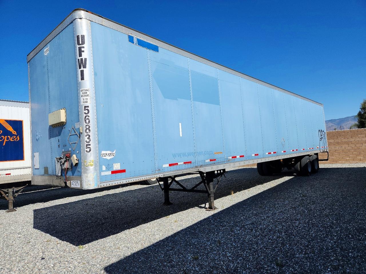 2013 Wabash SH Dvcvhpc DRY Van Trailer
