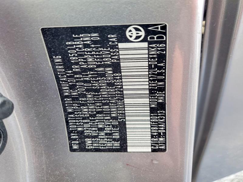 2015 Toyota Corolla le