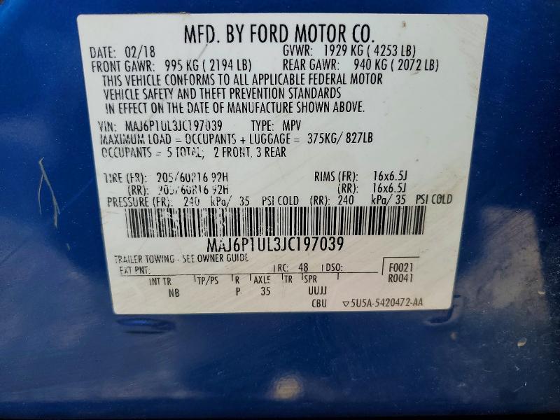 2018 Ford Ecosport se