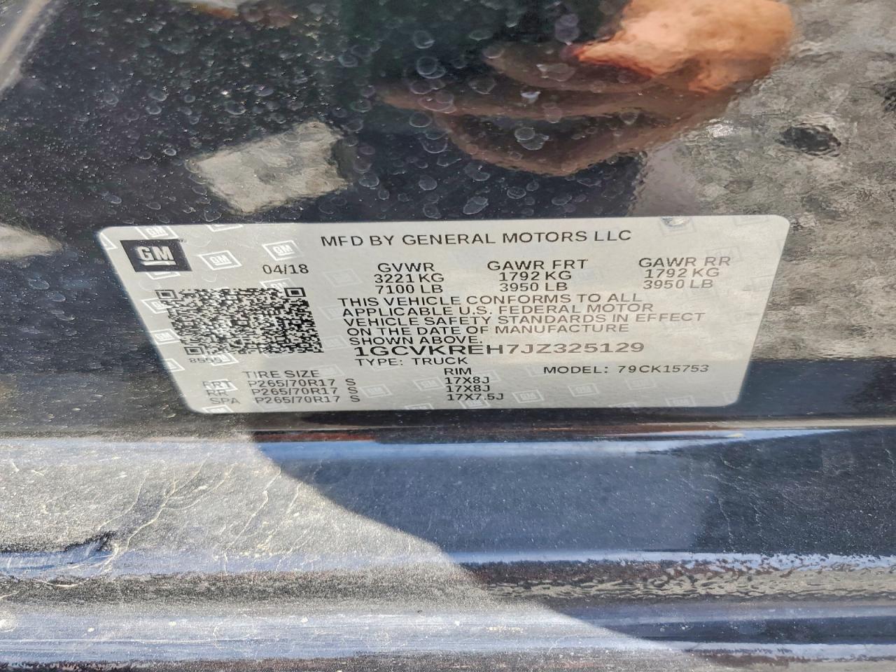 2018 Chevrolet Silverado K1500 LT